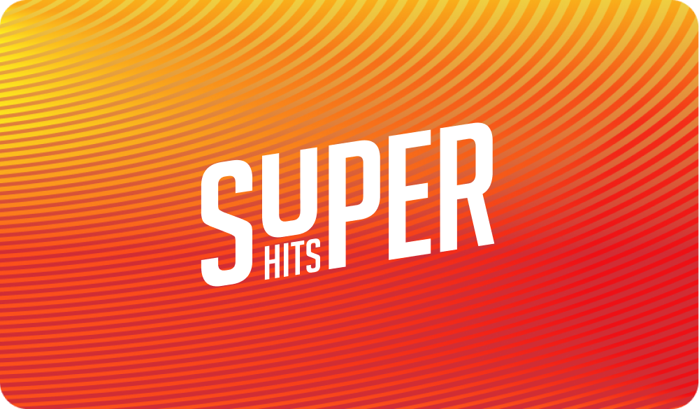 SuperHits logo.